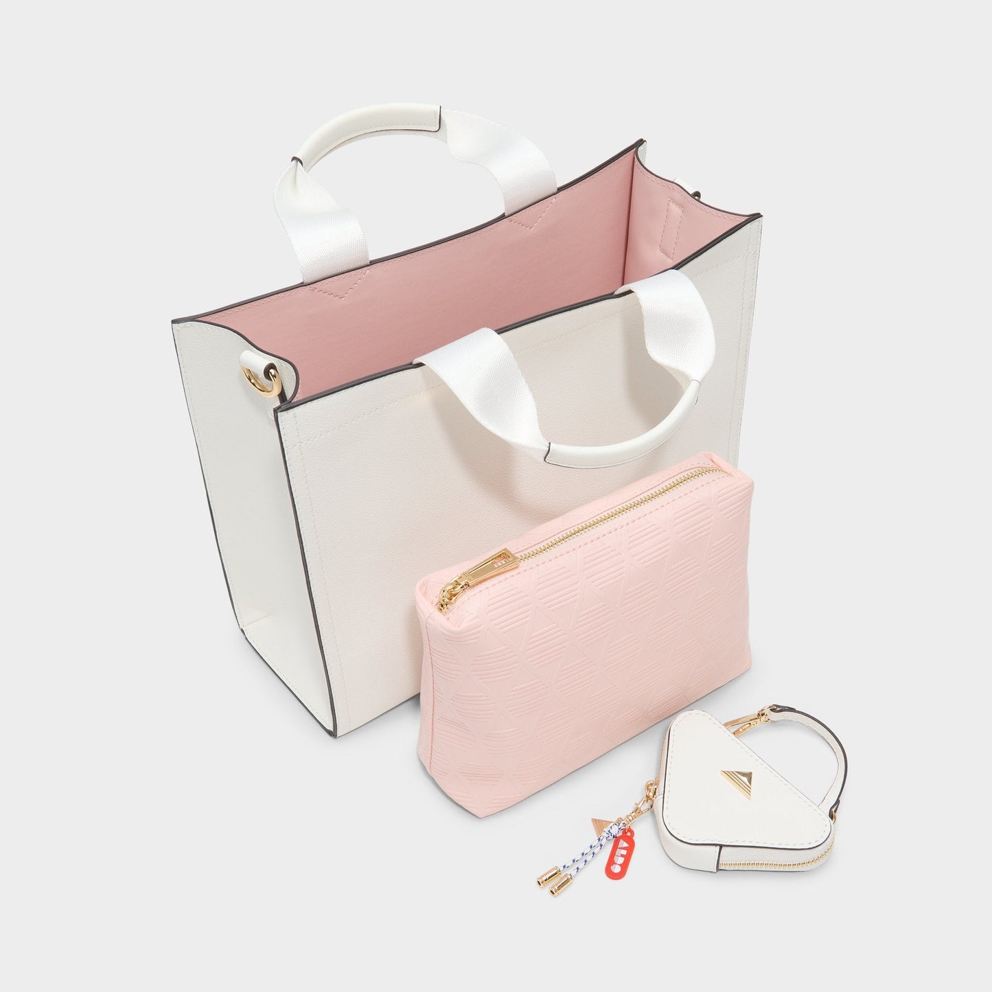 Mtl72toteex White Women's Tote & Satchel bags - Satchel bag - White