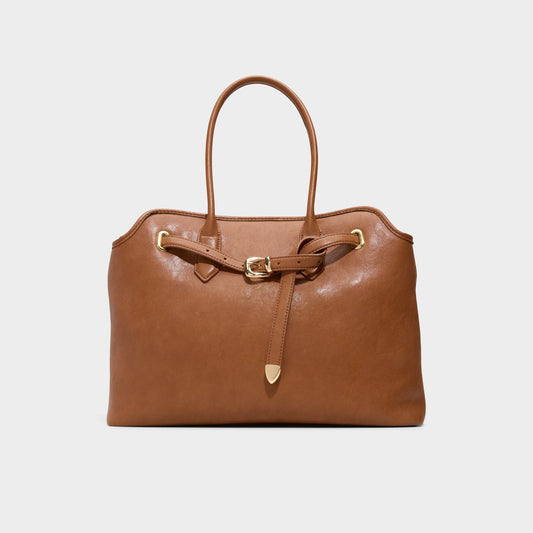Eevangeliaax in Tan - Satchel bag - Tan