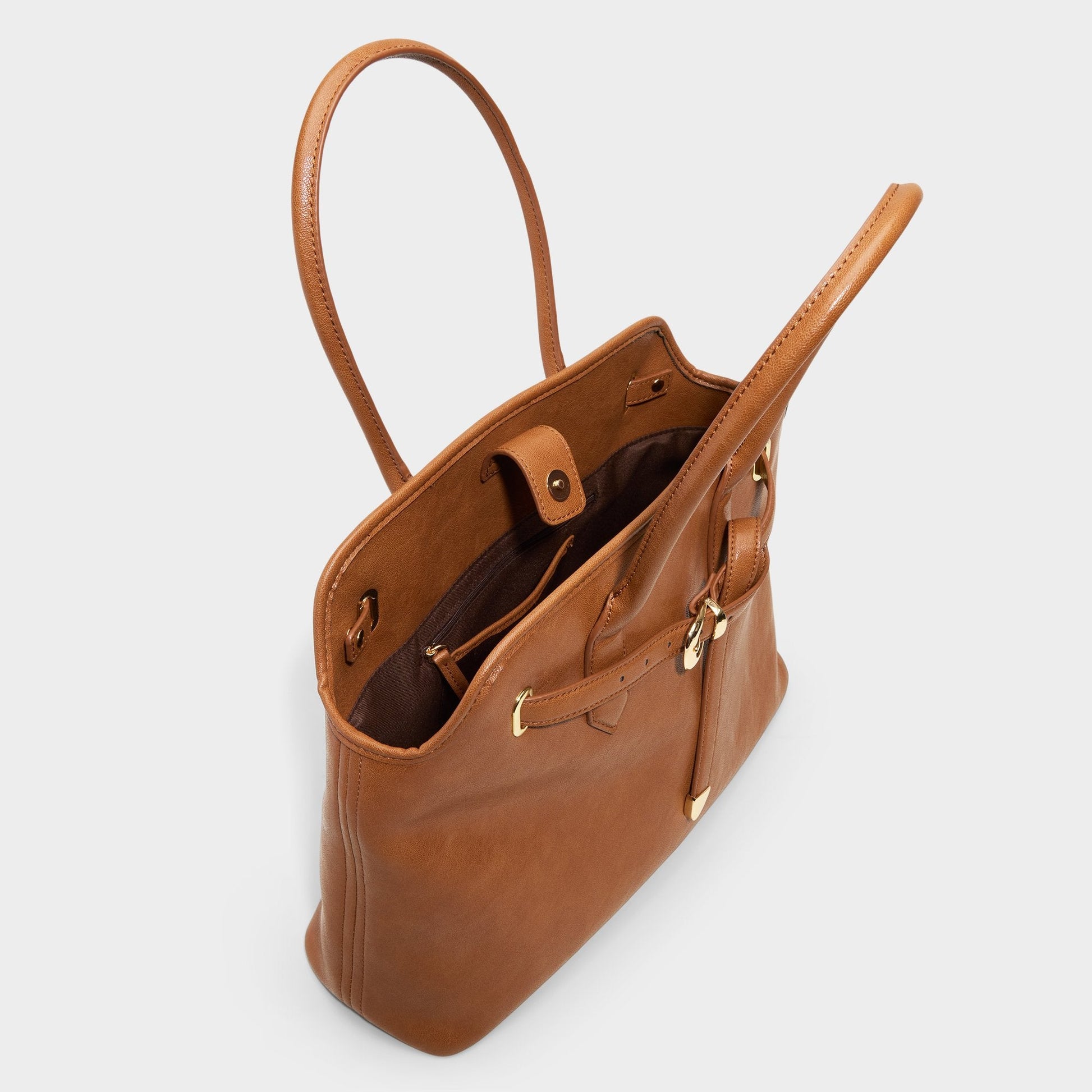 Eevangeliaax in Tan - Satchel bag - Tan