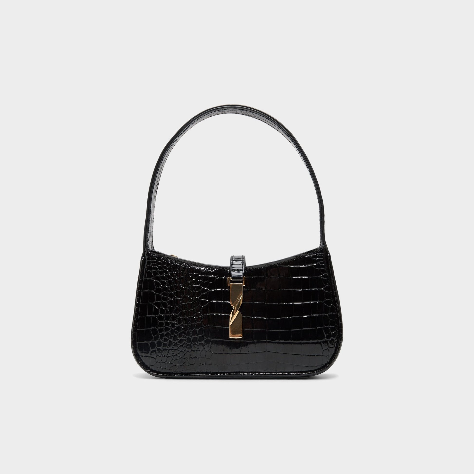 Abriella in Black Overflow - Shoulder bag - Black Overflow