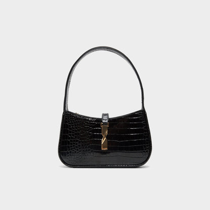Abriella in Black Overflow - Shoulder bag - Black Overflow