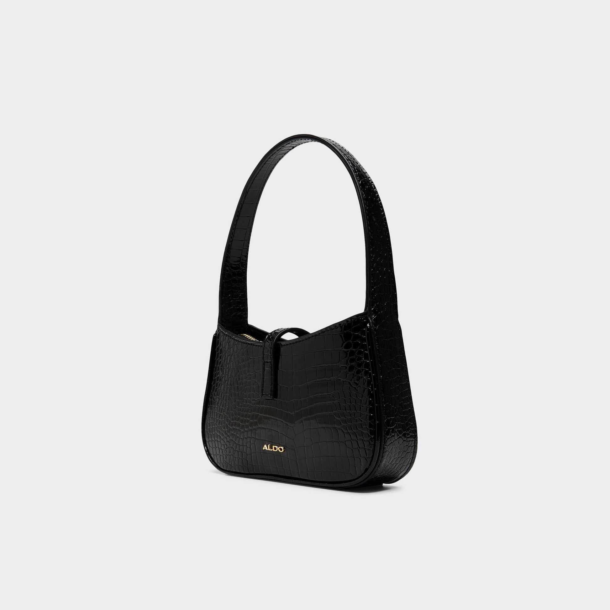 Abriella in Black Overflow - Shoulder bag - Black Overflow