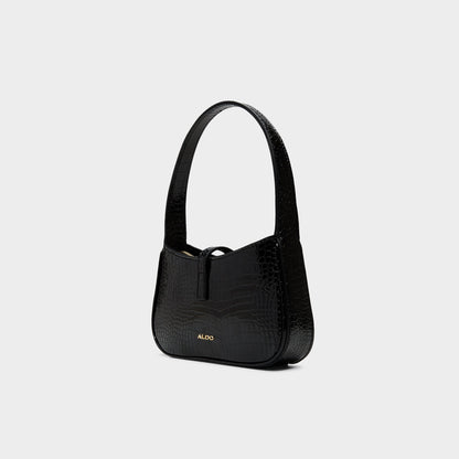 Abriella in Black Overflow - Shoulder bag - Black Overflow
