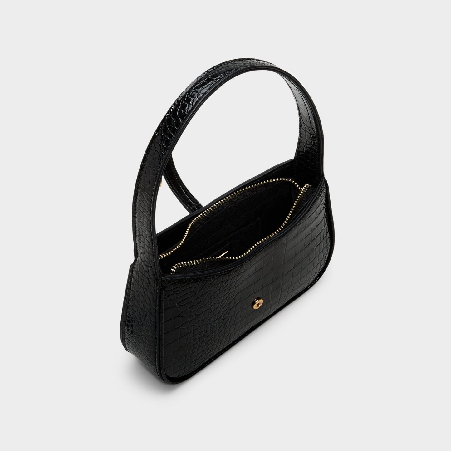 Abriella in Black Overflow - Shoulder bag - Black Overflow