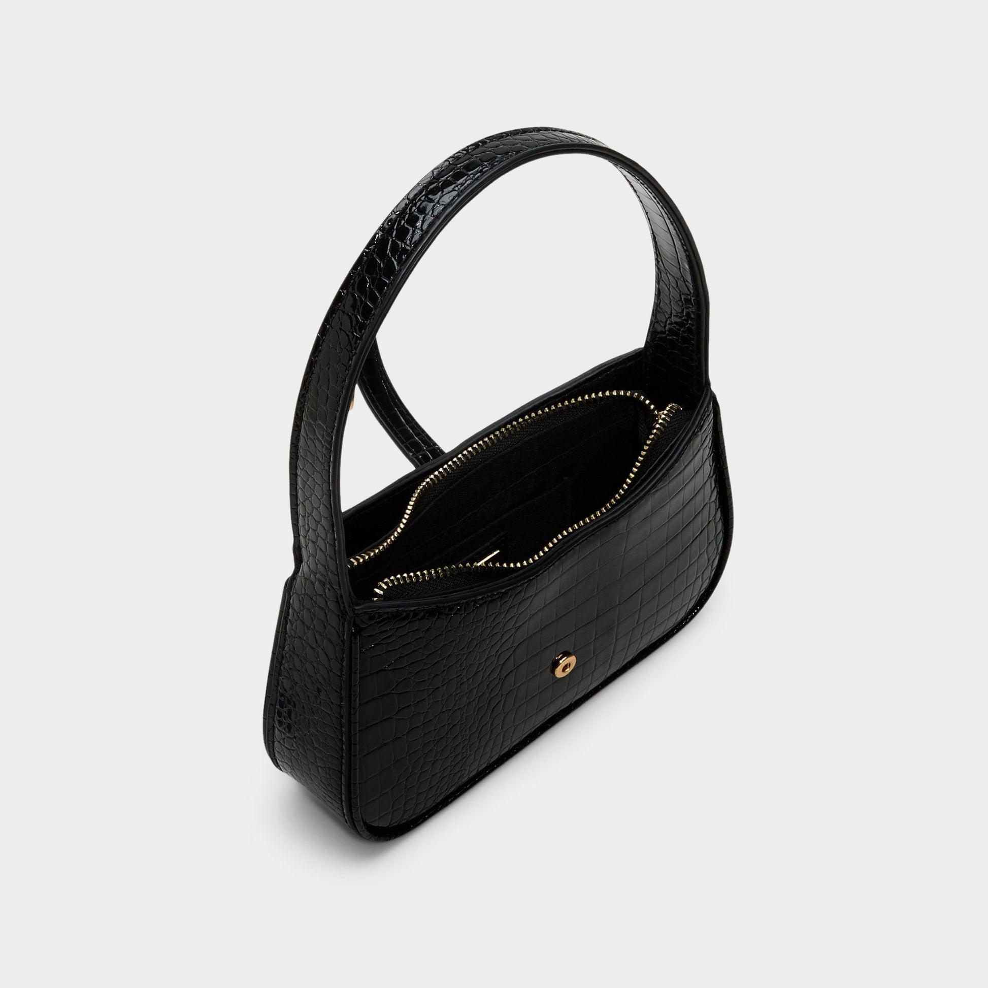 Abriella in Black Overflow - Shoulder bag - Black Overflow
