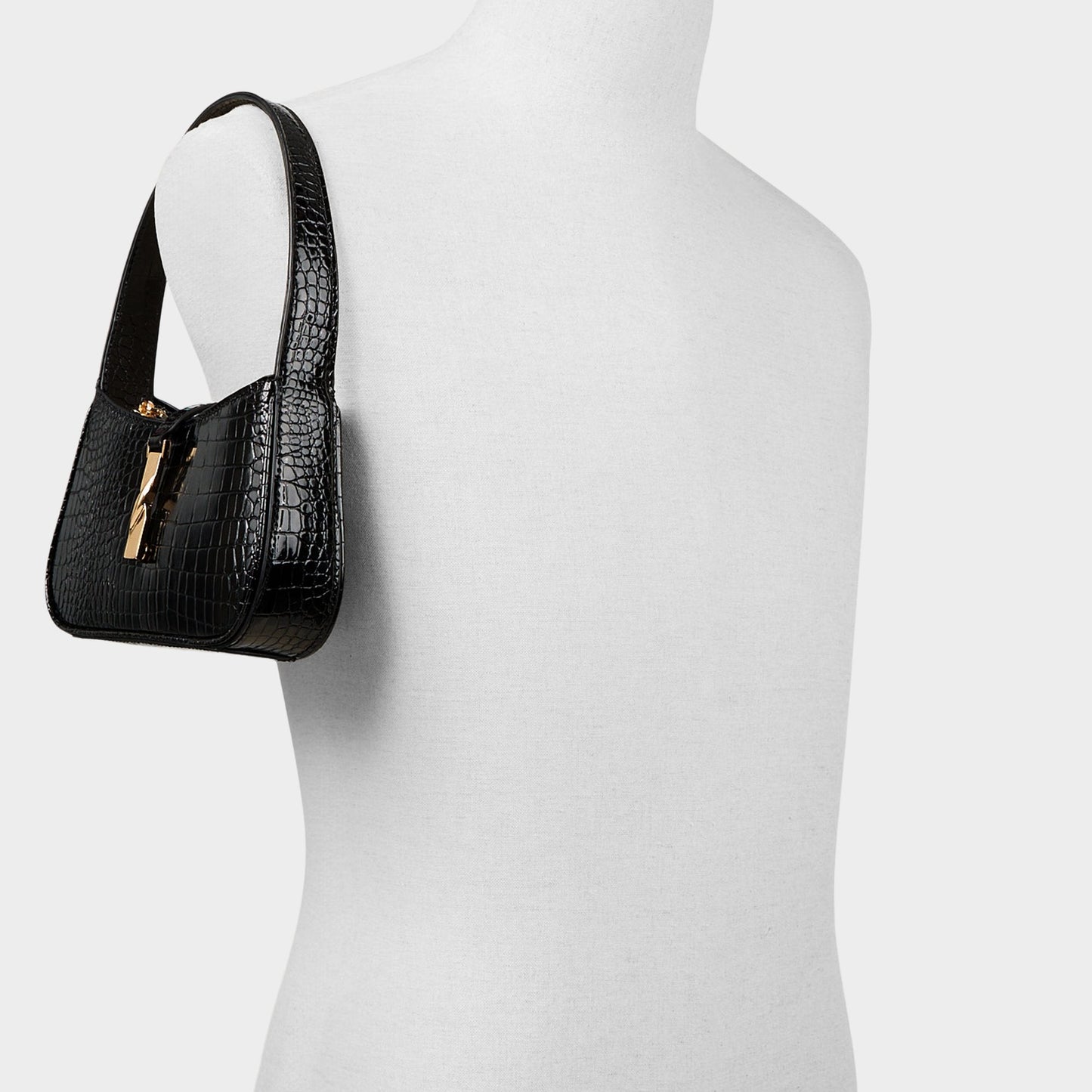 Abriella in Black Overflow - Shoulder bag - Black Overflow