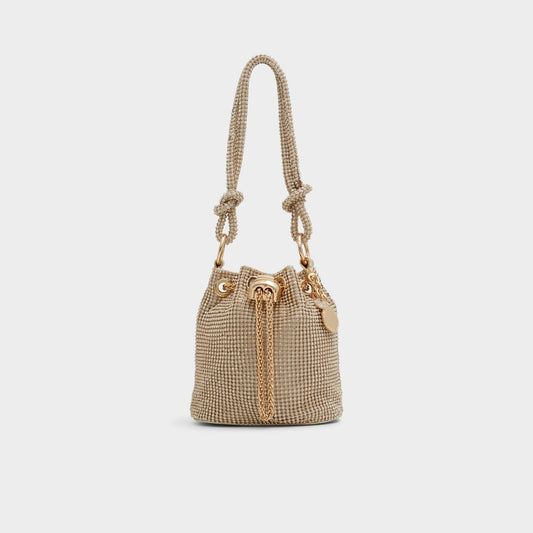 Marvelax Gold Women's Top Handle Bags - Bucket bag - Gold