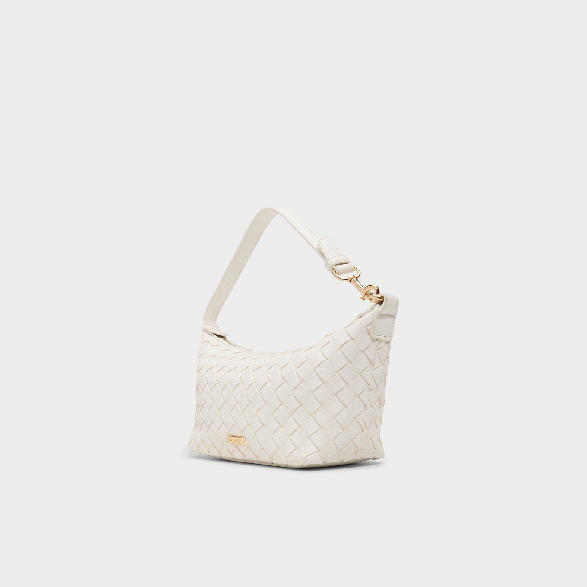 Frankiewoven White Women's Shoulder Bags - Shoulder bag - White