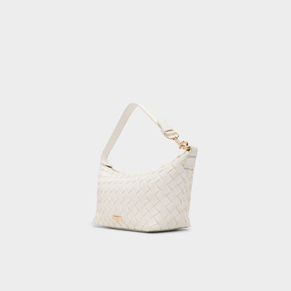 Frankiewoven White Women's Shoulder Bags - Shoulder bag - White