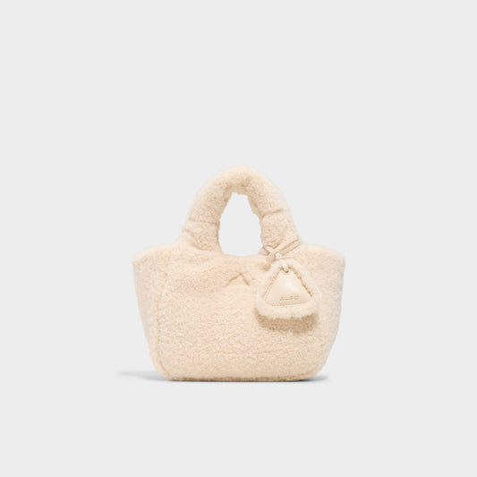 Ssoftsherpaa in Bone - Satchel bag - Bone