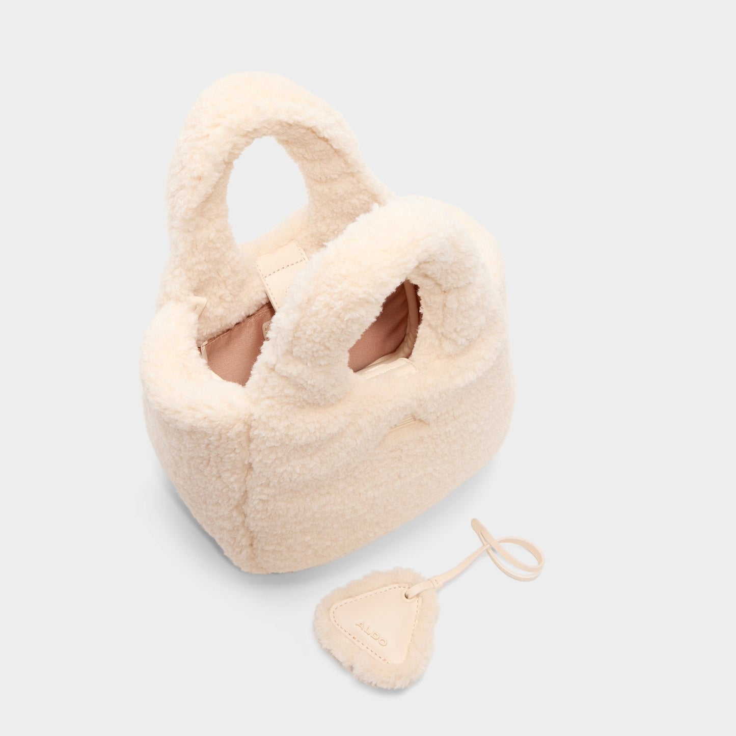 Ssoftsherpaa in Bone - Satchel bag - Bone