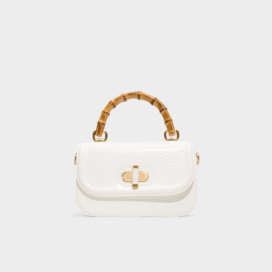 Kairaa White Women's Top Handle Bags - Top handle bag - White
