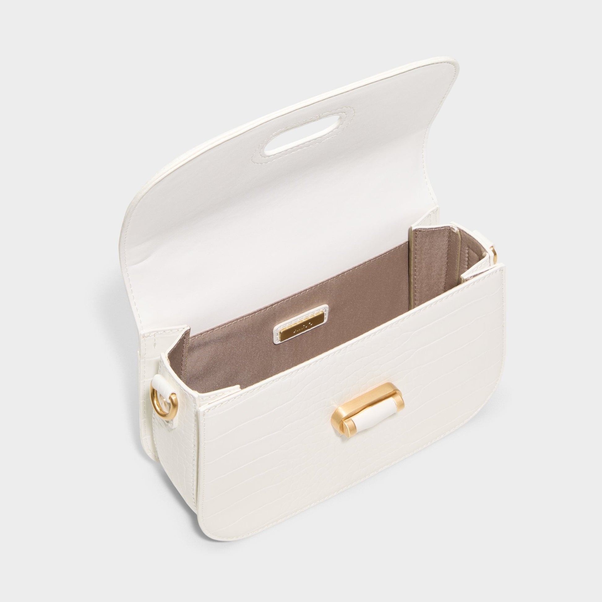 Kairaa White Women's Top Handle Bags - Top handle bag - White