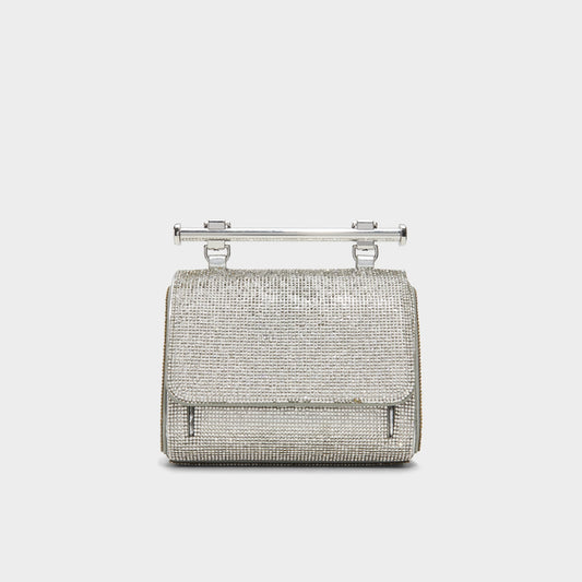Blingchic Silver Women's Clutches & Evening bags - Top handle bag - Silver