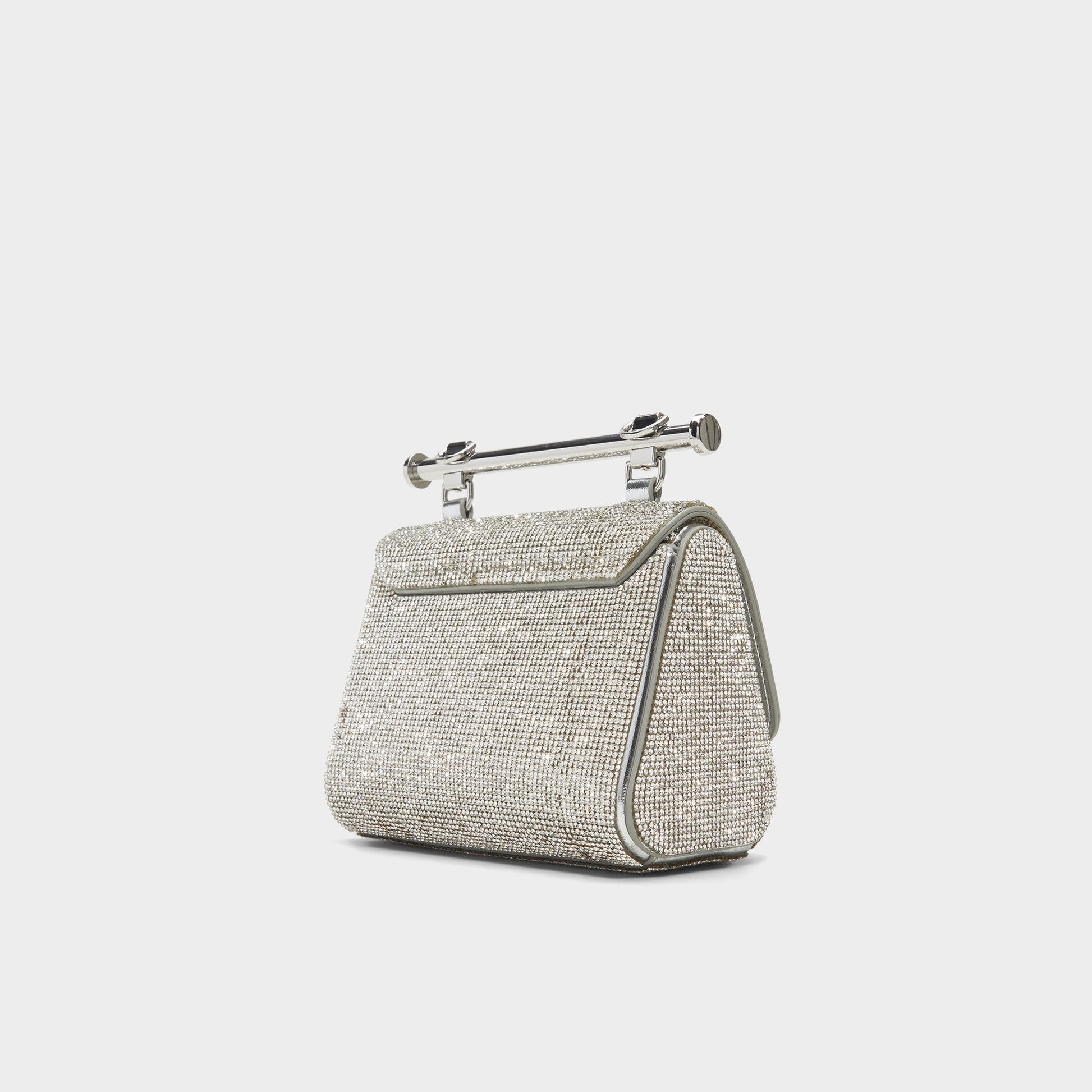 Blingchic Silver Women's Clutches & Evening bags - Top handle bag - Silver