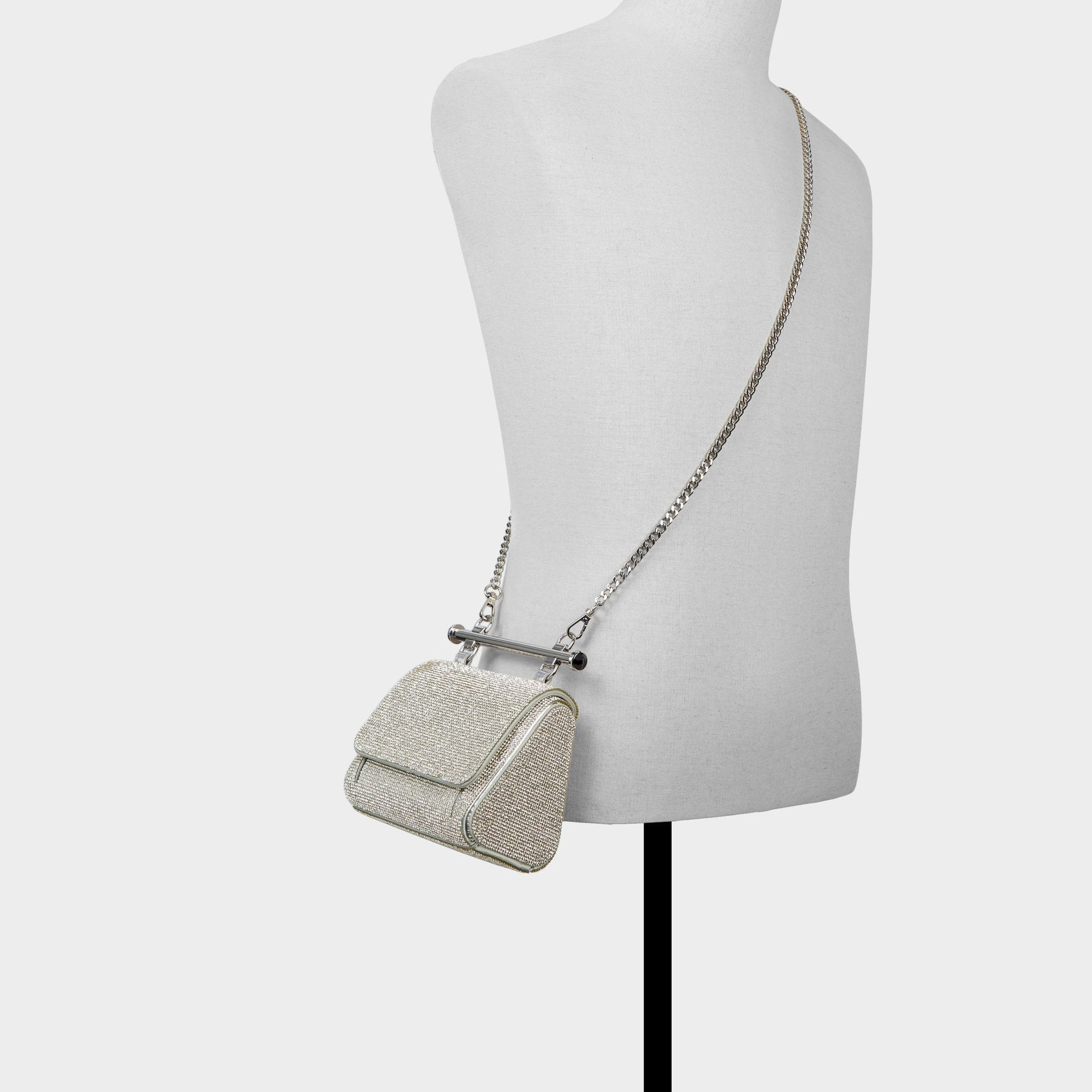 Blingchic Silver Women's Clutches & Evening bags - Top handle bag - Silver