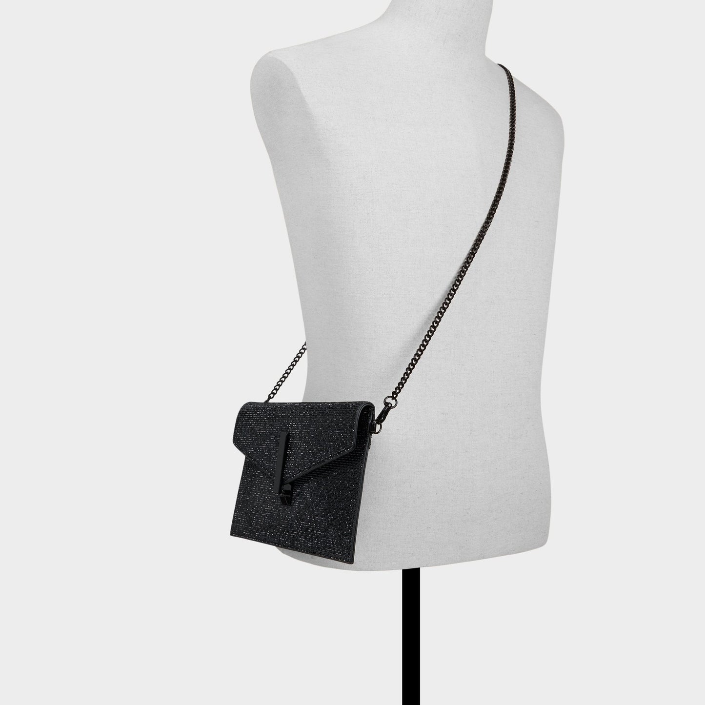 Laribling in black - Clutch - Black/black