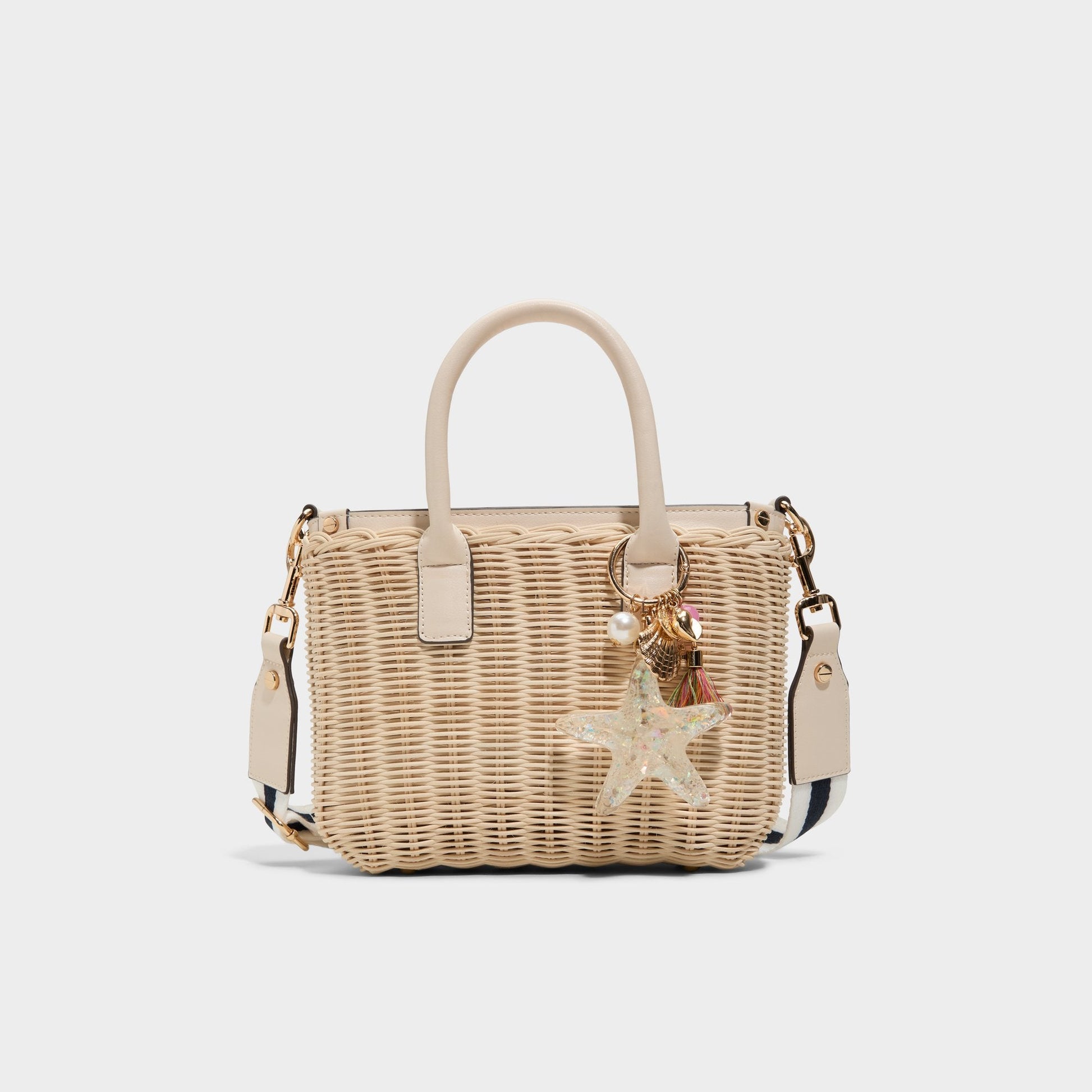Seasparkle Bone Women's Top Handle Bags - Satchel bag - Bone