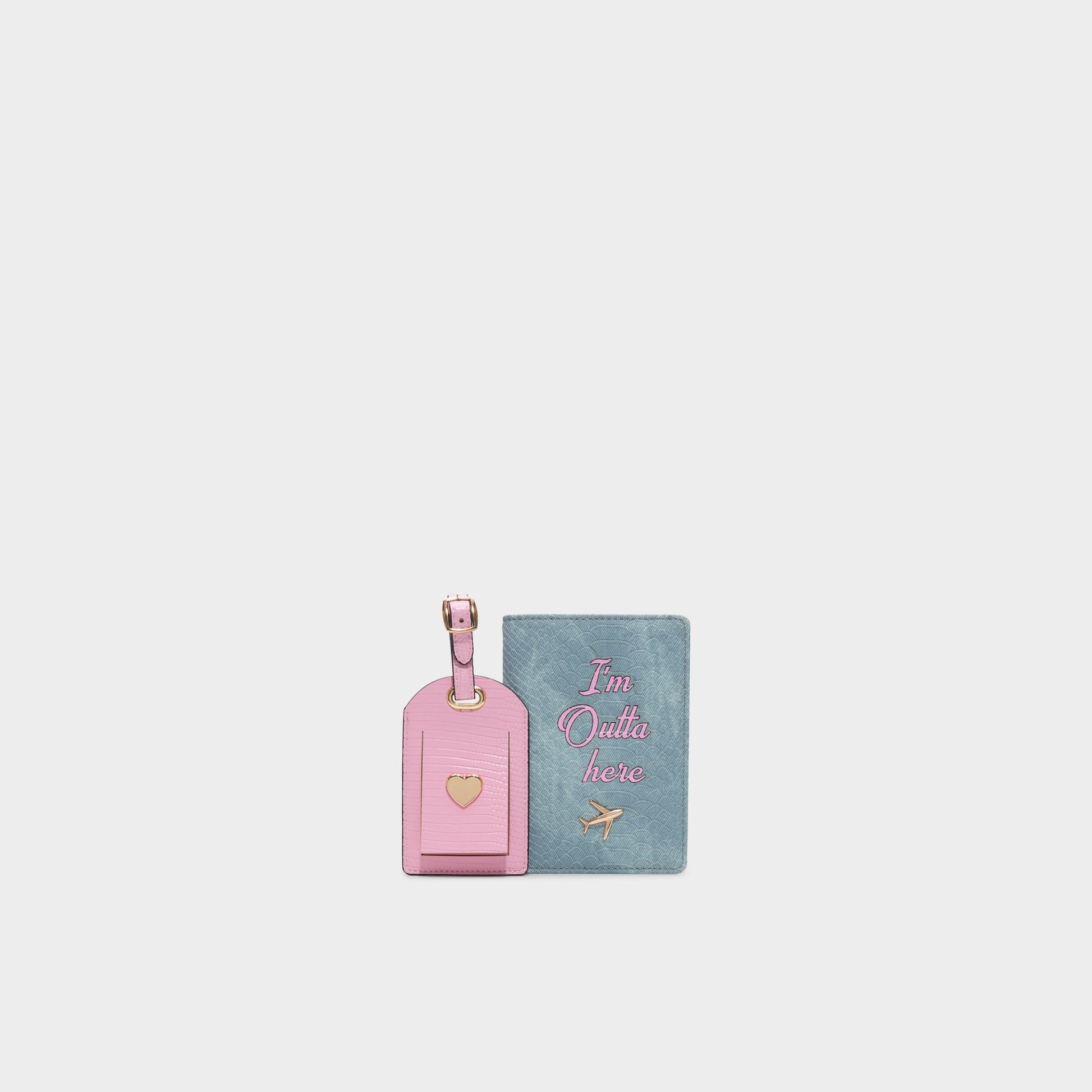 Vacayonthegox Denim Women's Wallets - Luggage tag - Denim