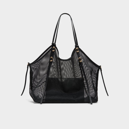 Meshcarry Black Women's Tote & Satchel bags - Hobo bag - Black