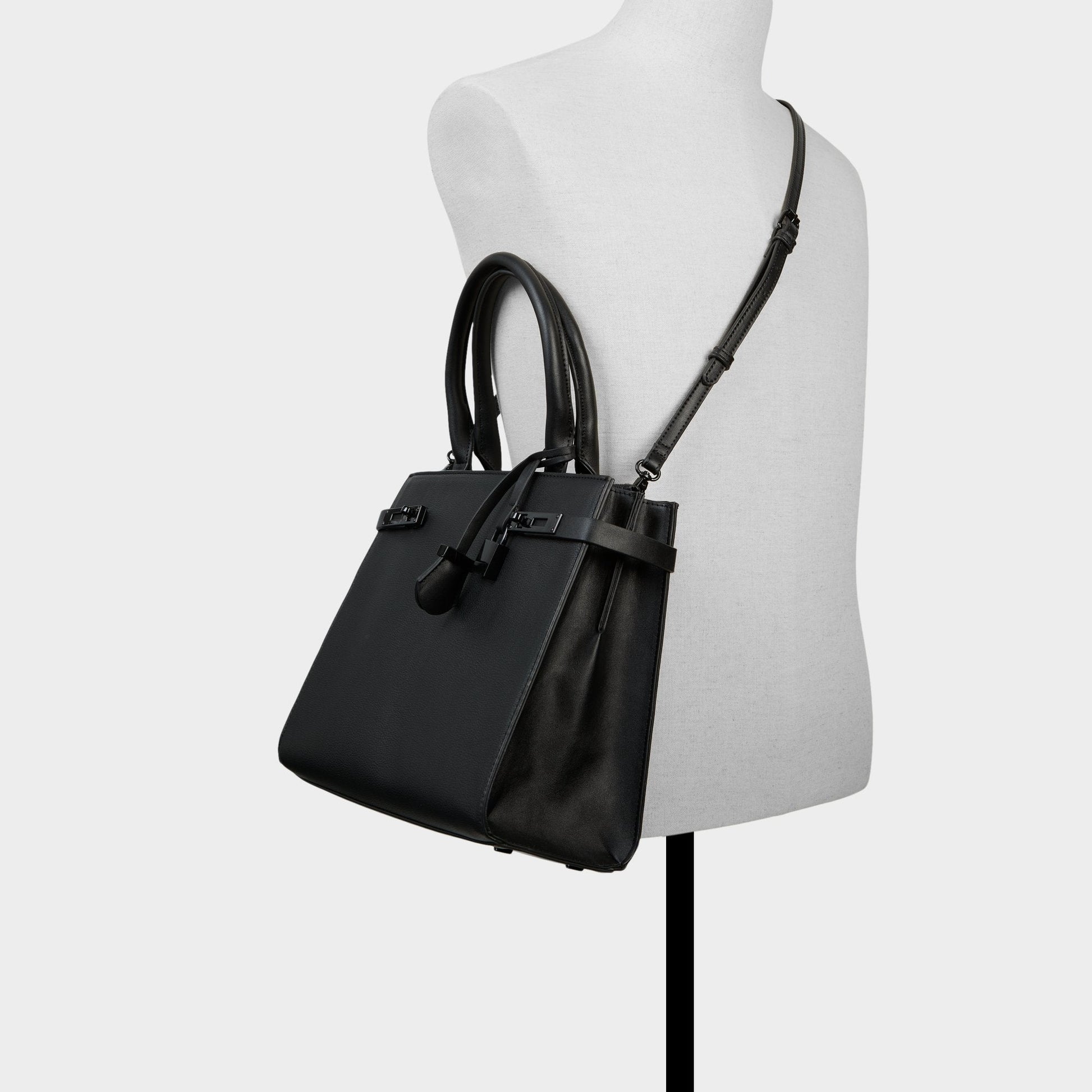 Manillaax Black/Black Women's Tote & Satchel bags -  - Black/black