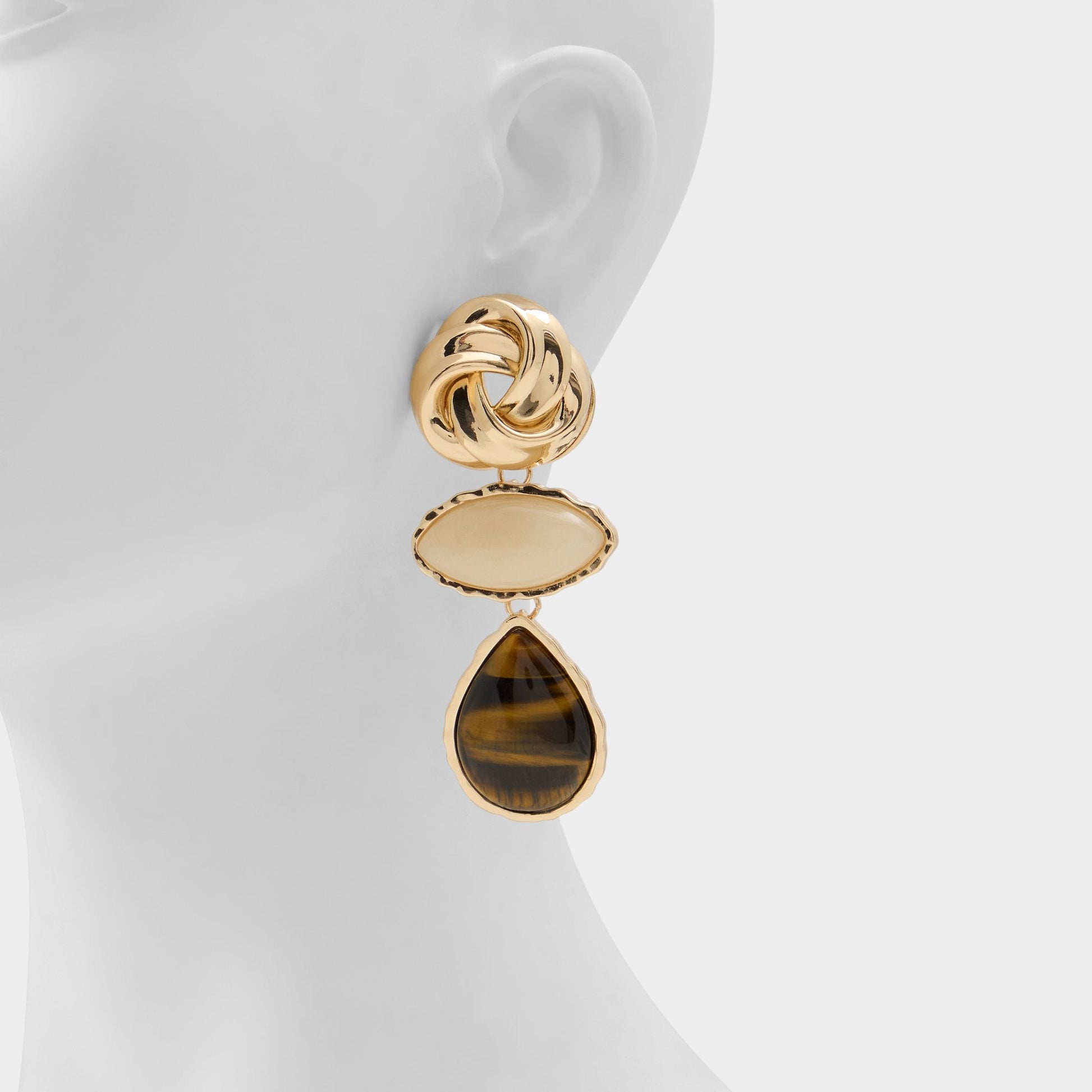 Sunara in Gold - Chandelier earrings - Gold