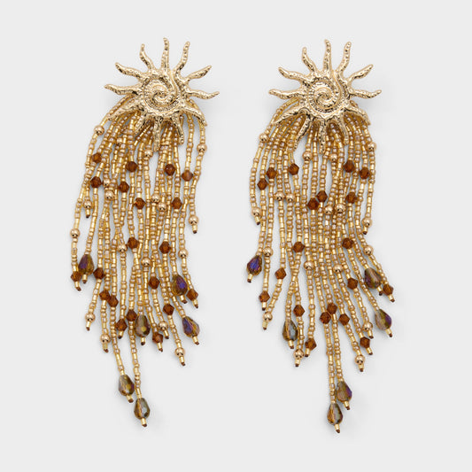 Soulvibe in Gold - Statement earrings - Gold