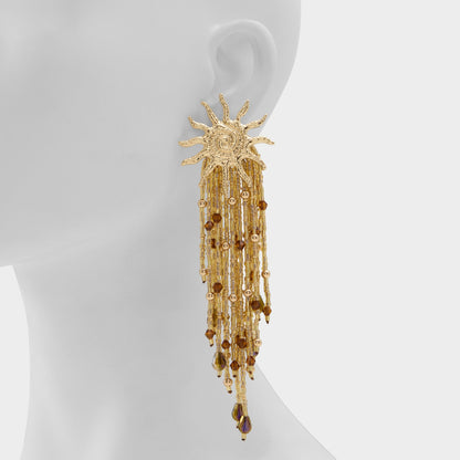 Soulvibe in Gold - Statement earrings - Gold