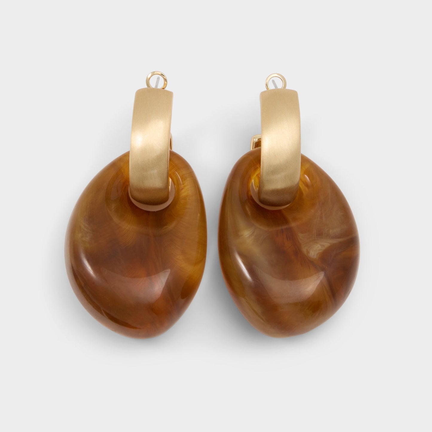 Mystarya in Other Brown - Statement earrings - Other brown