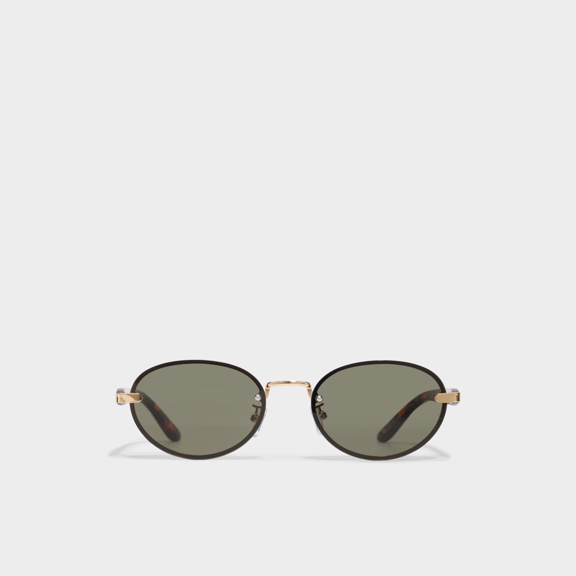 Alicee in Other Brown - Oval sunglasses - Other brown