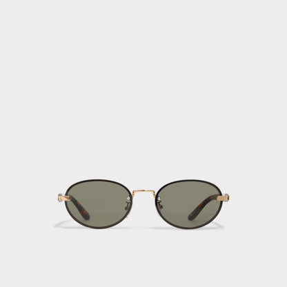 Alicee in Other Brown - Oval sunglasses - Other brown
