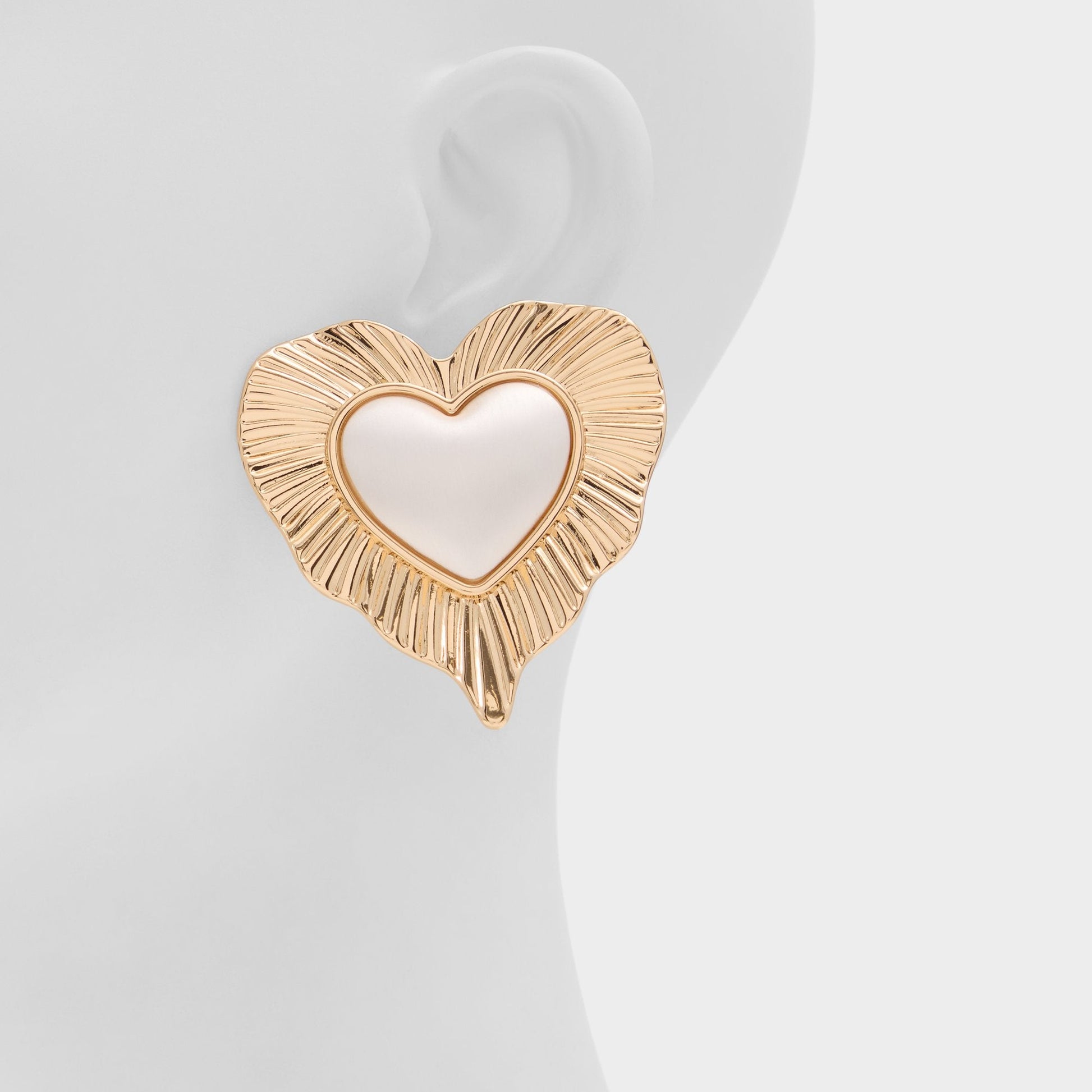 Valentine in Metallic Multi - Statement earrings - Metallic multi