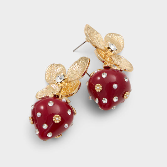 Berrybloom in Red - Earrings - Red