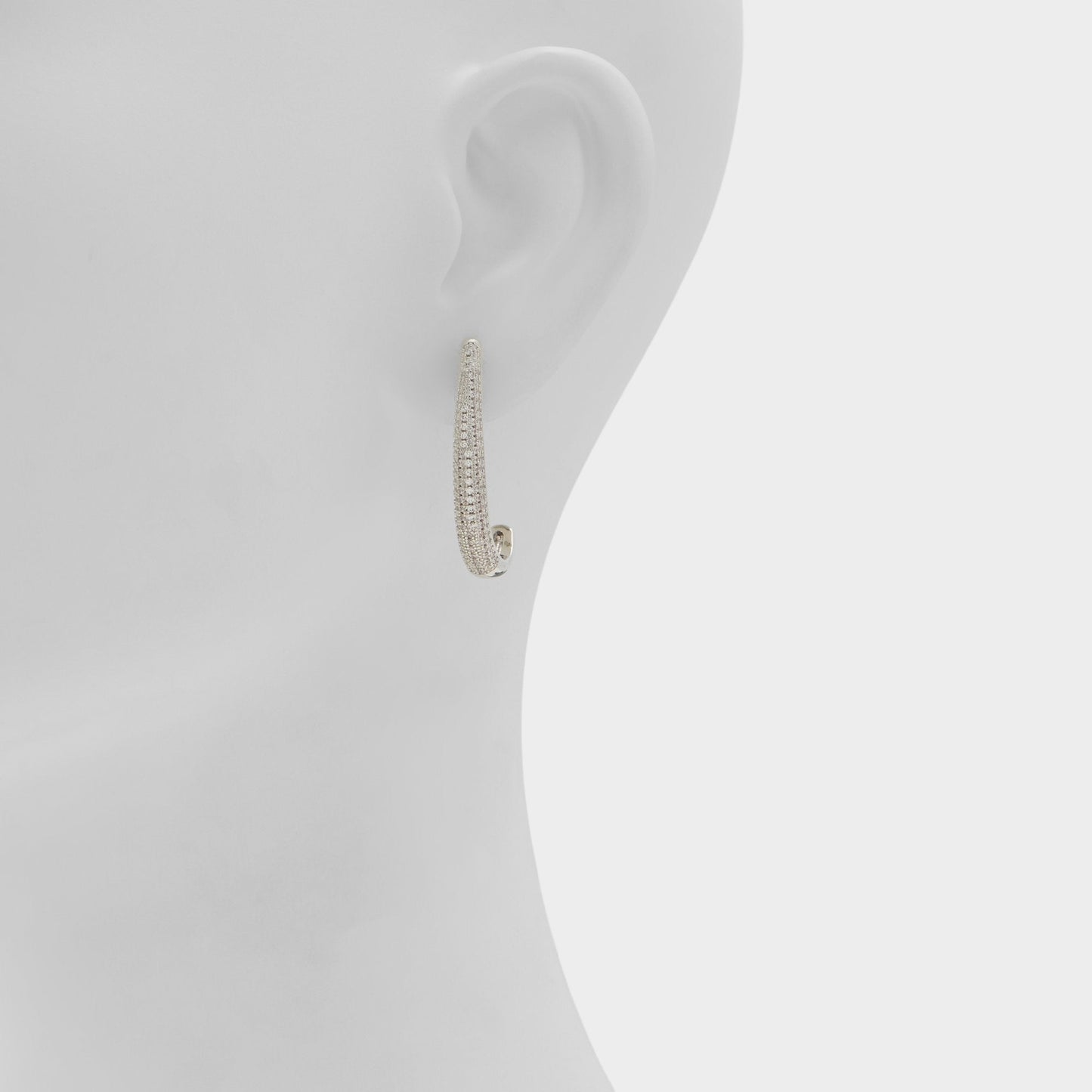 Nahdia in Silver Clear Multi - Earrings - Silver/clear multi