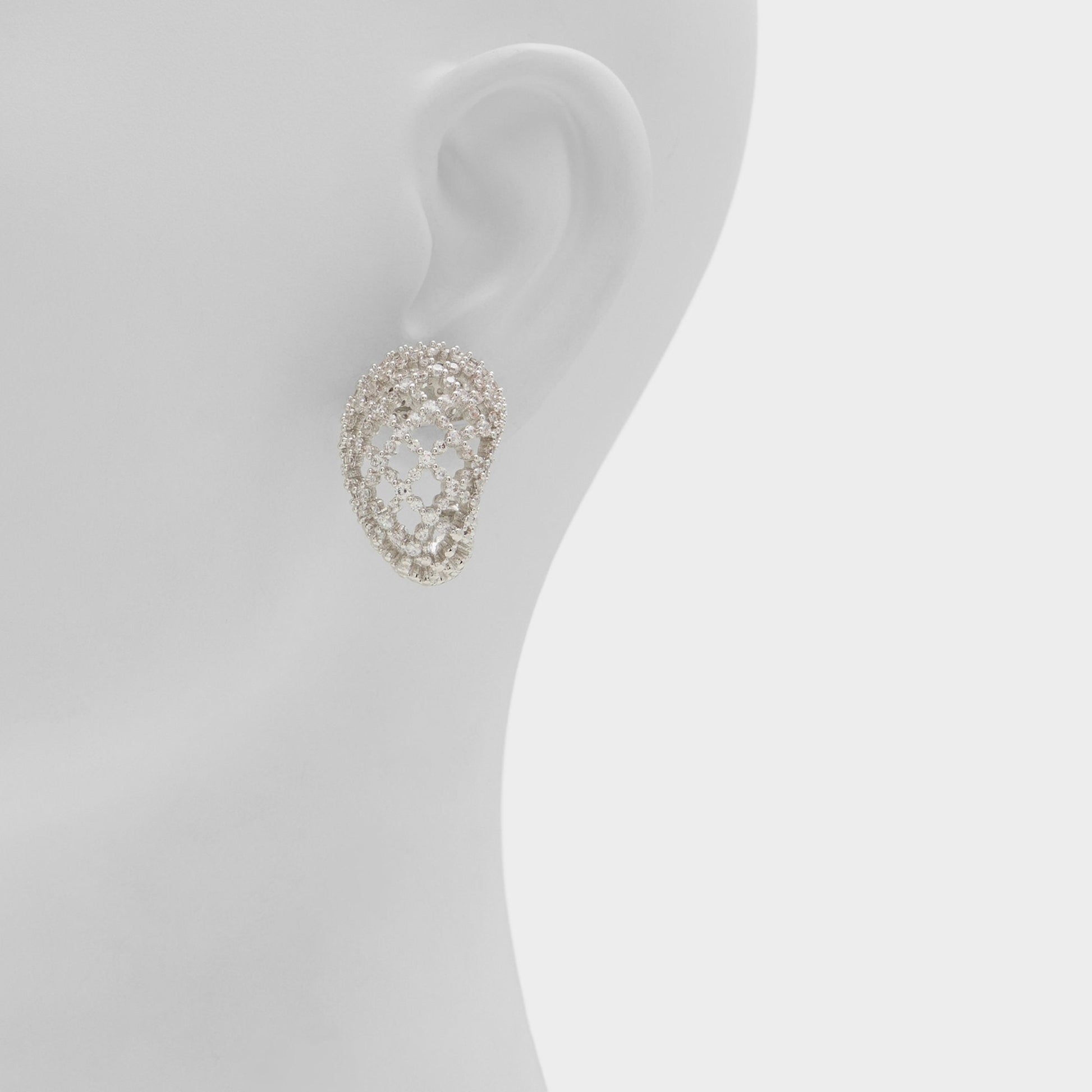 Mairah in Silver Clear Multi - Earrings - Silver/clear multi