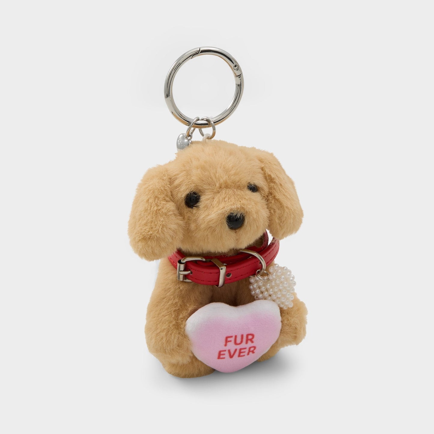 Doodles in Medium Beige - Bag charm - Medium beige