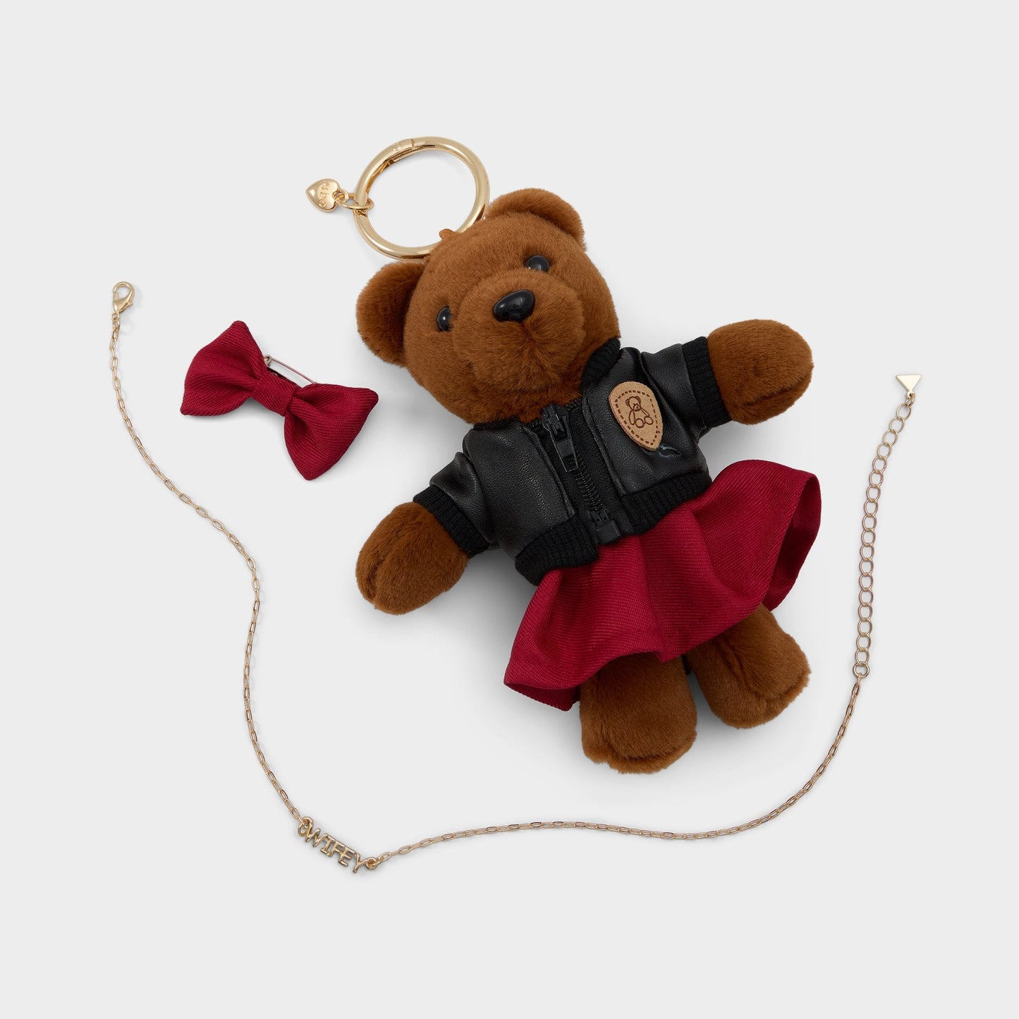 Honeybun in Light Brown - Bag charm - Light brown