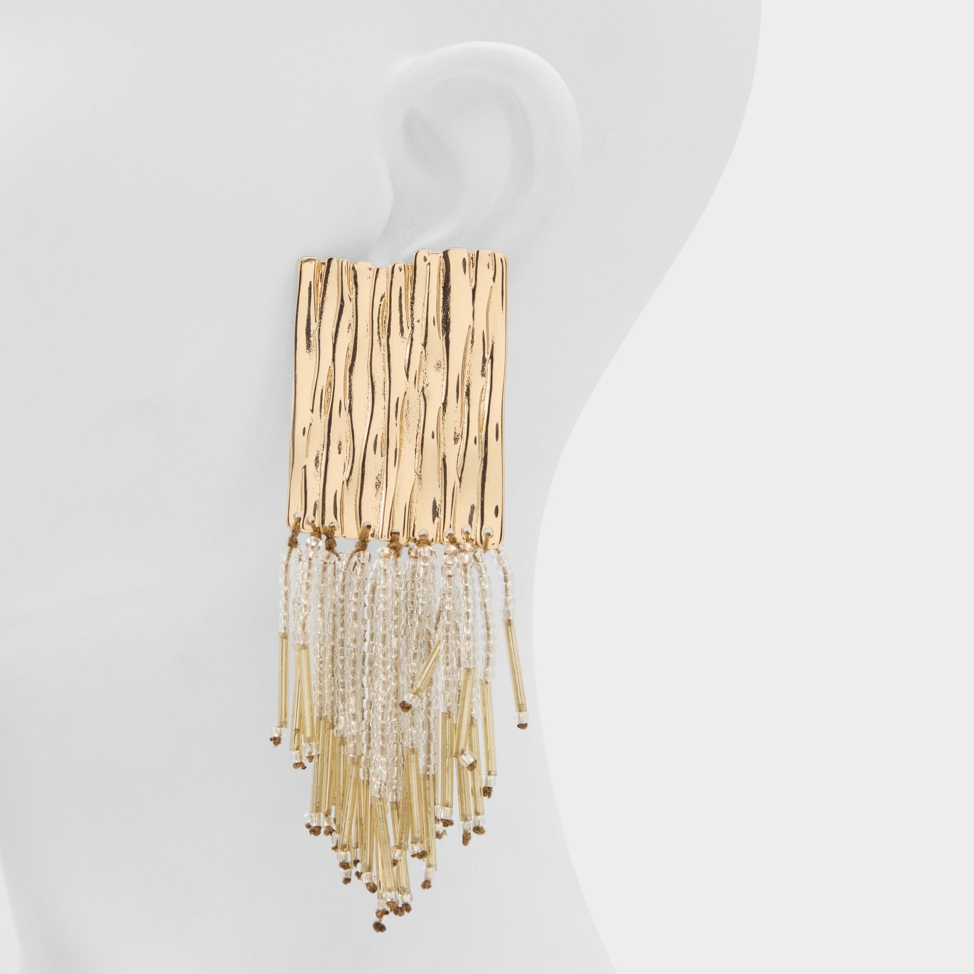 Dazira in Light Yellow - Statement earrings - Light yellow