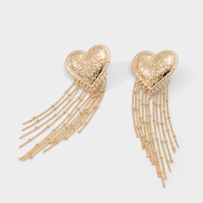 Lovique in Gold - Chandelier earrings - Gold