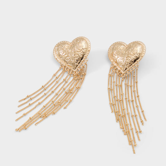 Lovique in Gold - Chandelier earrings - Gold