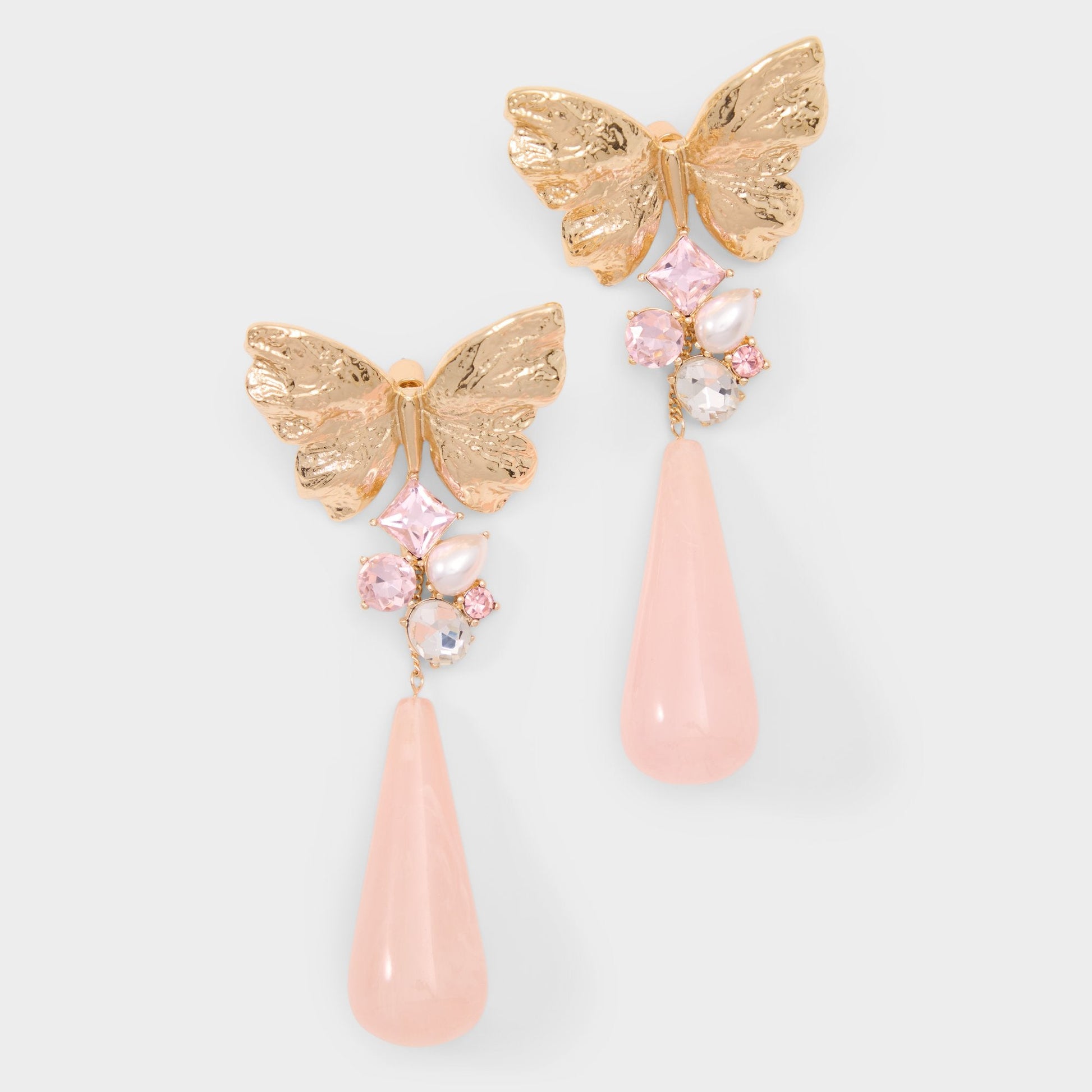 Papillara in Light Pink - Statement earrings - Light pink
