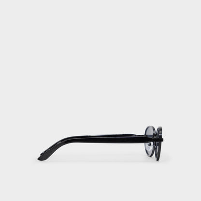 Alicee in Black - Oval sunglasses - Black