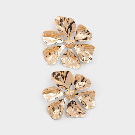 Tahllia in Gold - Statement earrings - Gold