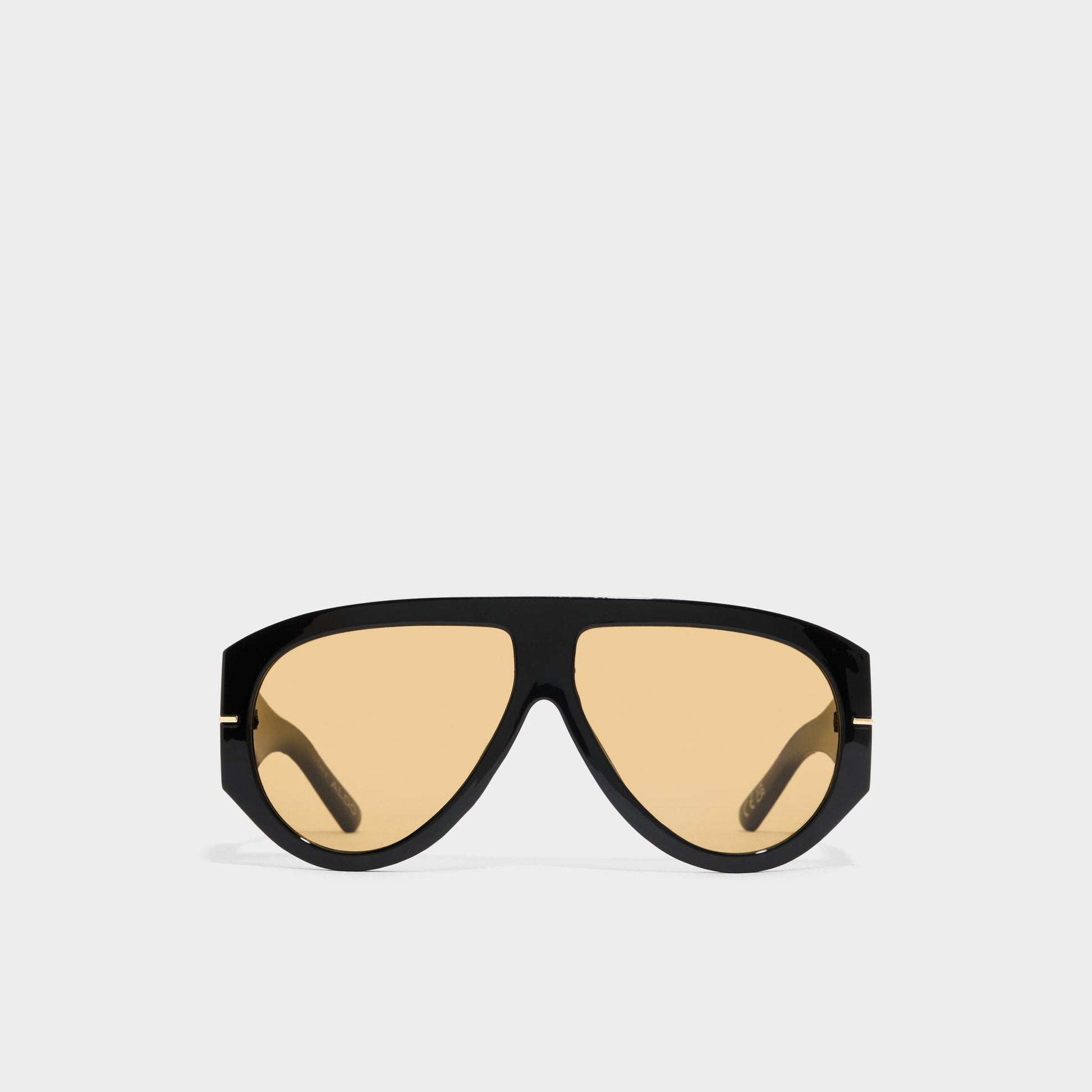 Kristiinaa in Black Gold Multi - Aviator sunglasses - Black/gold multi