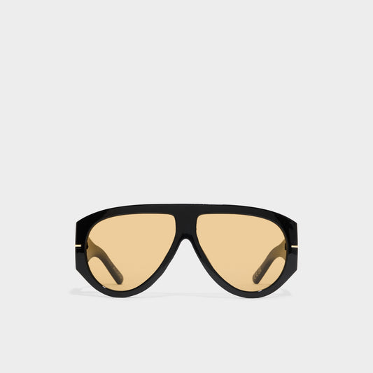 Kristiinaa in Black Gold Multi - Aviator sunglasses - Black/gold multi