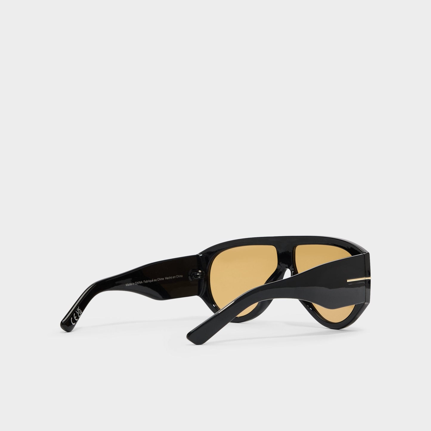 Kristiinaa in Black Gold Multi - Aviator sunglasses - Black/gold multi