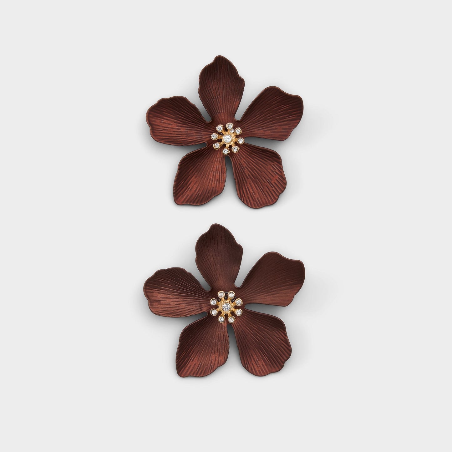 Maflorra in Brown - Statement earrings - Brown