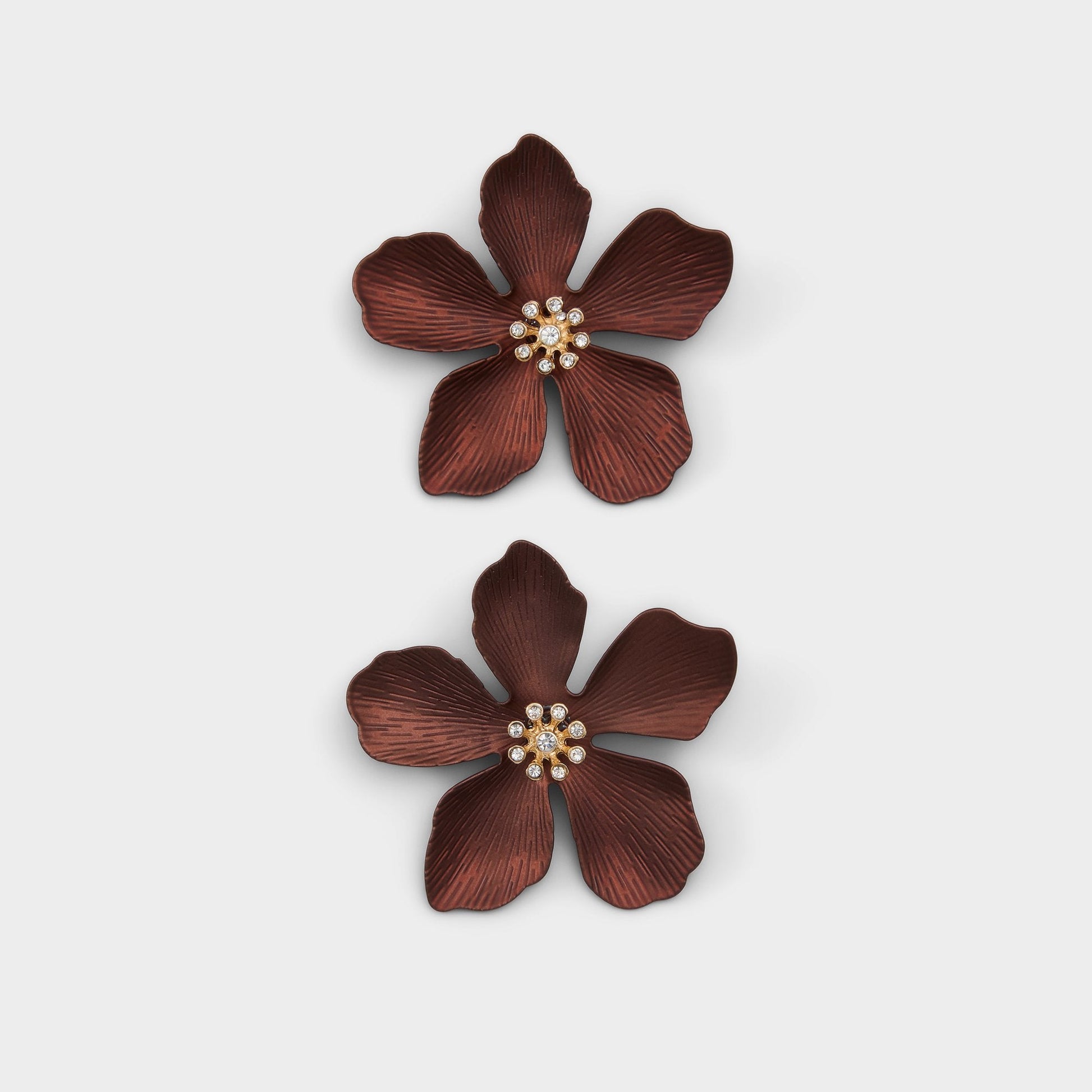 Maflorra in Brown - Statement earrings - Brown