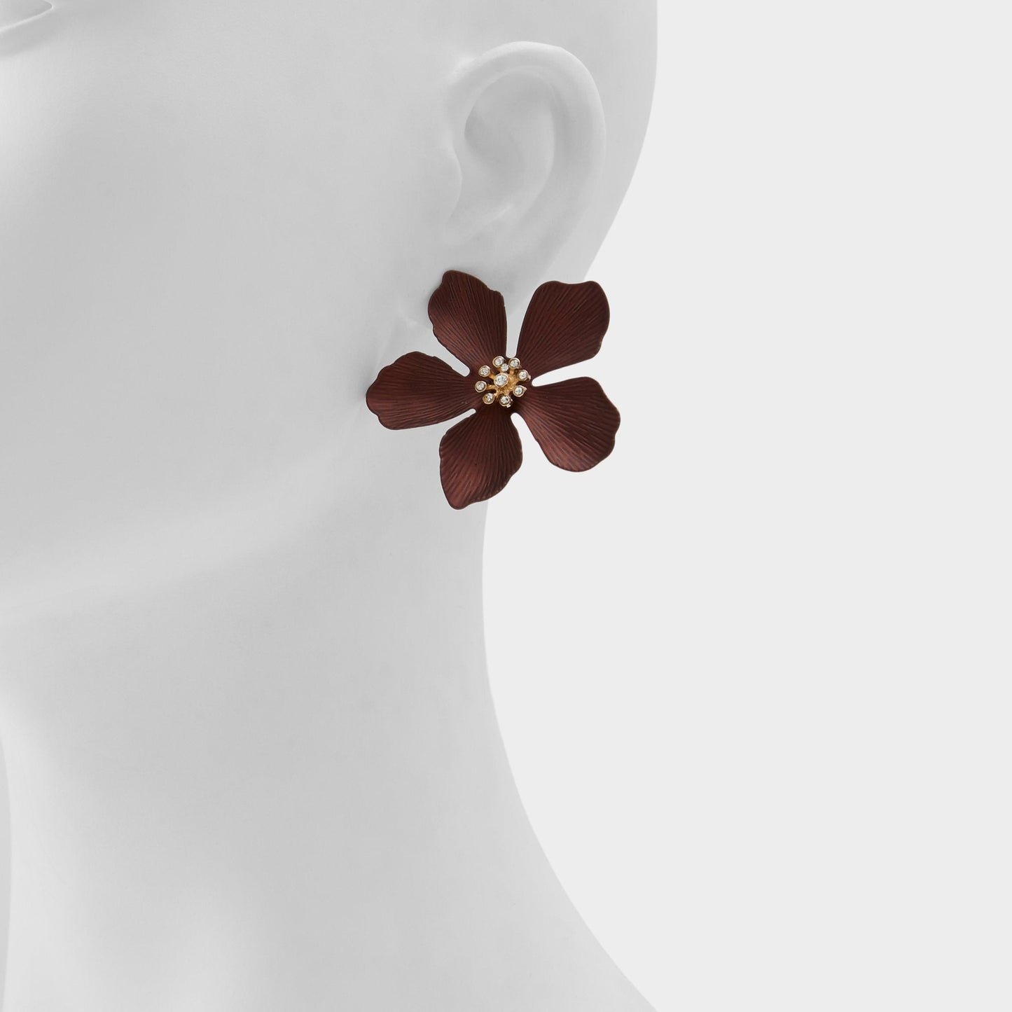 Maflorra in Brown - Statement earrings - Brown