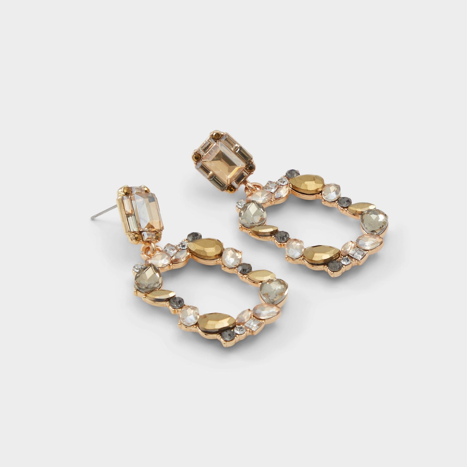 Lamasax in Champagne - Chandelier earrings - Champagne